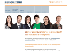 Tablet Screenshot of dieunterstuetzer.de